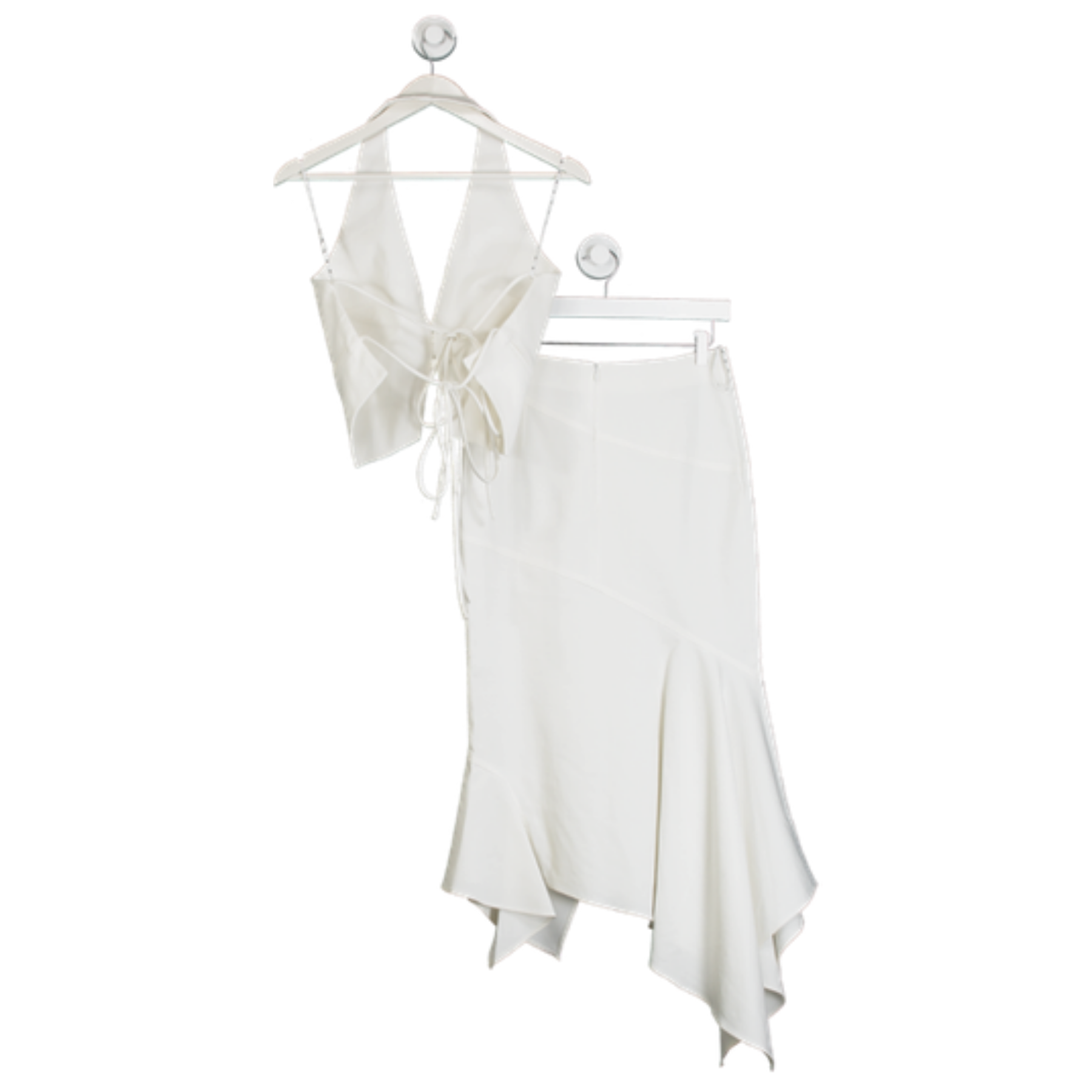ILA The Label White Waistcoat And Skirt Set UK 8