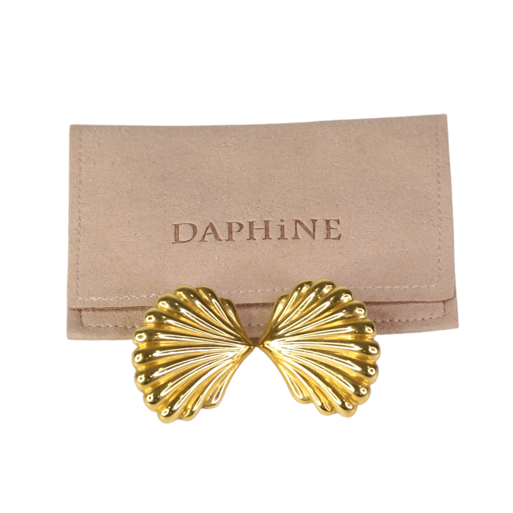 Daphine Thea 18kt Yellow Gold-plated Shell Earrings