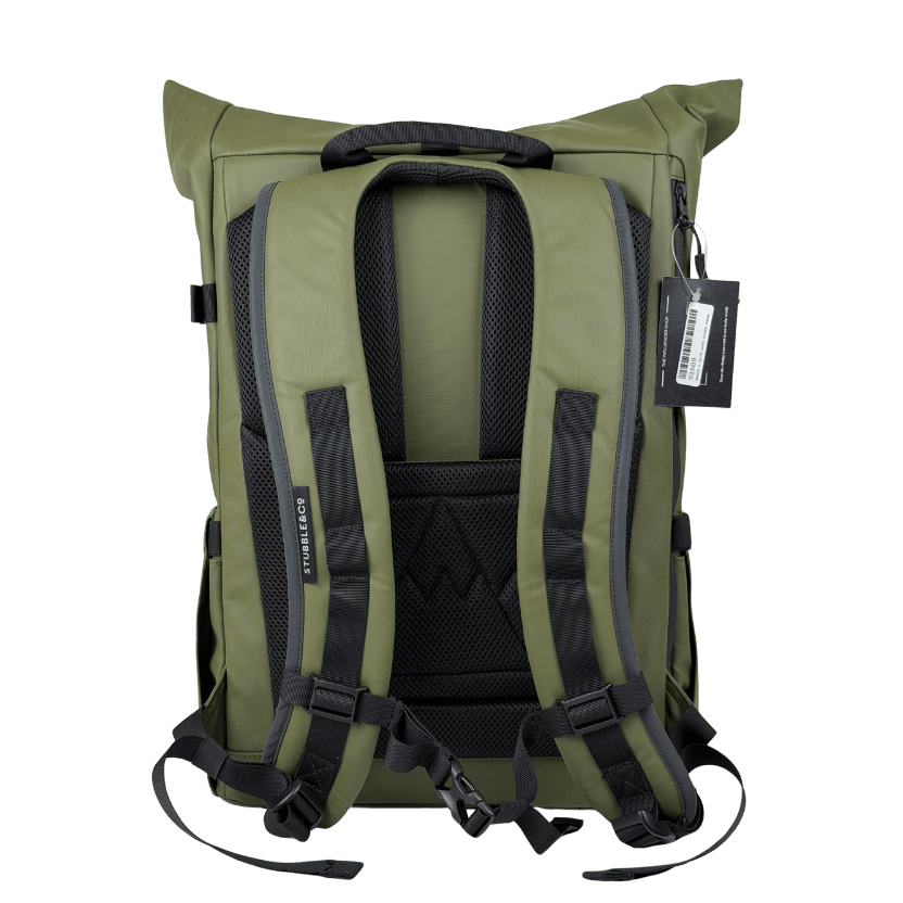 Stubble & Co Green The Roll Top 20l Backpack