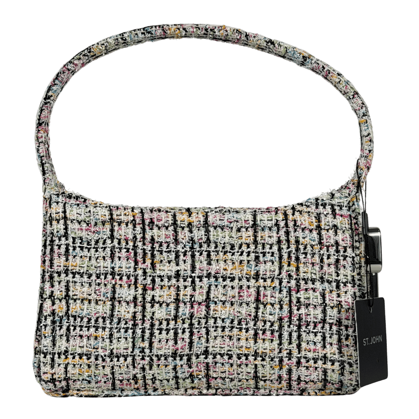 Edie Parker Multicoloured Burn Tweed Shoulder Bag One Size