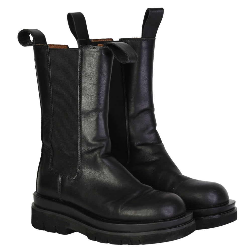 Ducie Black Biker Boots UK 4 EU 37 👠