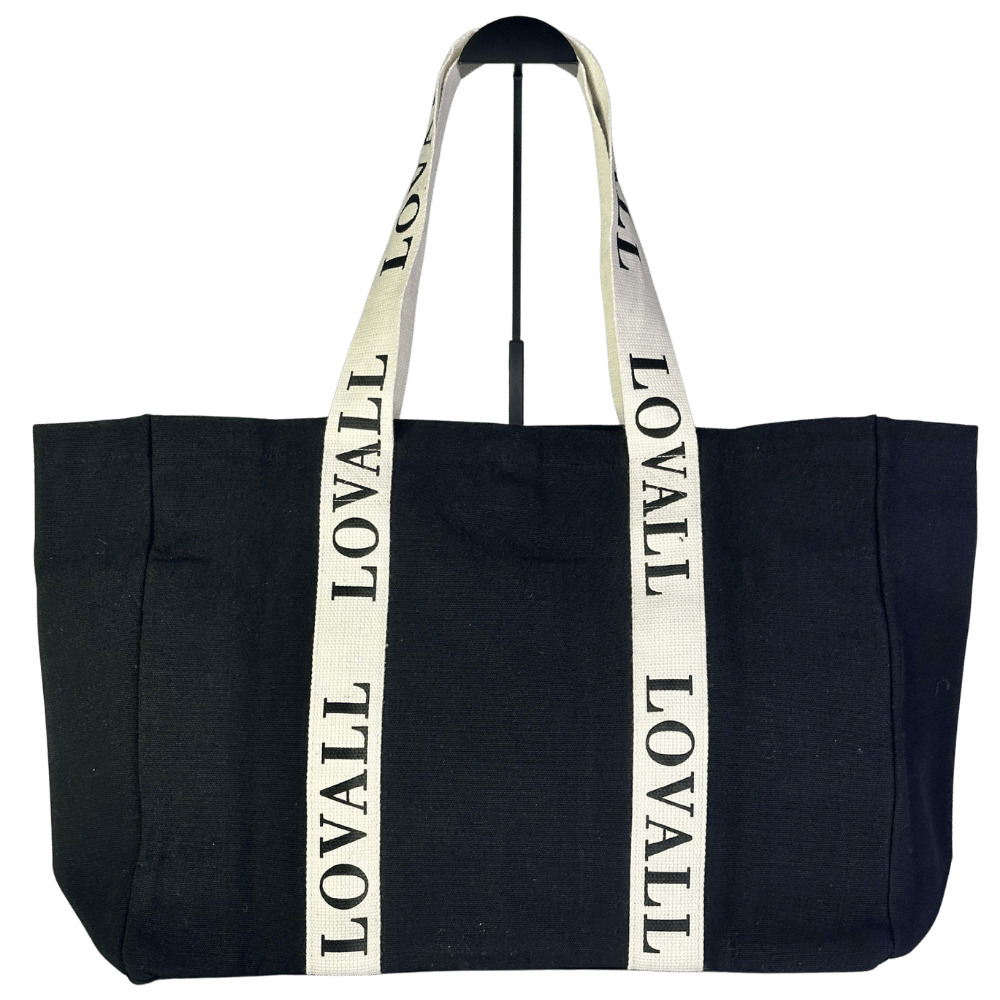 LOVALL Black Recycled Tote Bag One Size