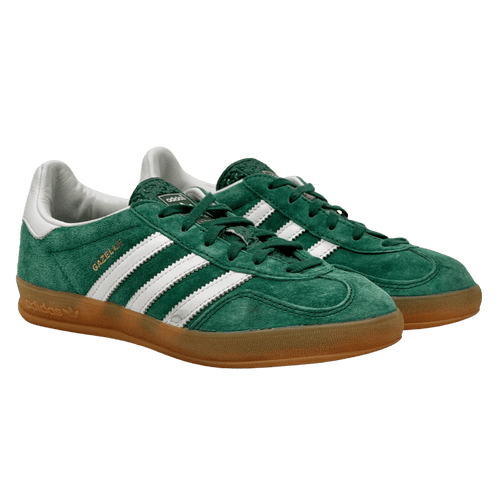 adidas Green Originals Gazelle Indoor Trainers - Collegiate Green/cloud White/gum UK 5 EU 38