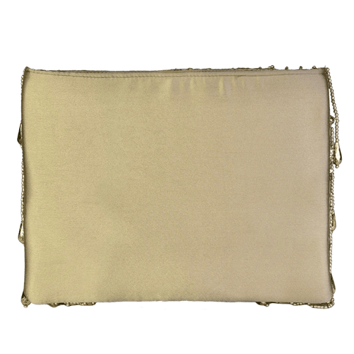 ASOS Metallic Droplet Zip Top Clutch Bag One Size