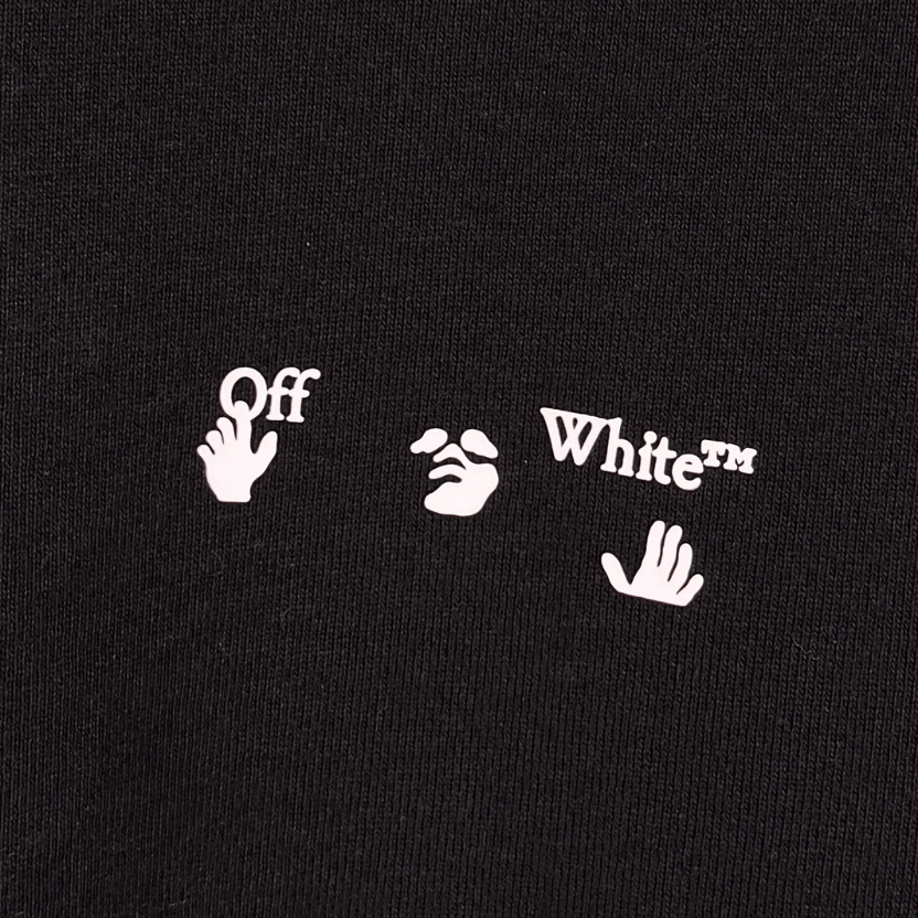 Off-White Classic Off-white Logo Sweatshirt In Black UK S