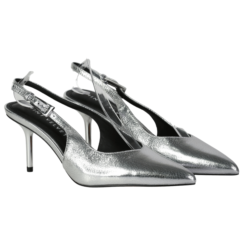 Mint Velvet Metallic Lya 75 Mid Heels UK 5 EU 38 👠