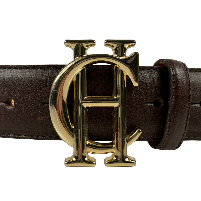 HOLLAND COOPER HC Classic Belt Chestnut Brown / Gold UK S