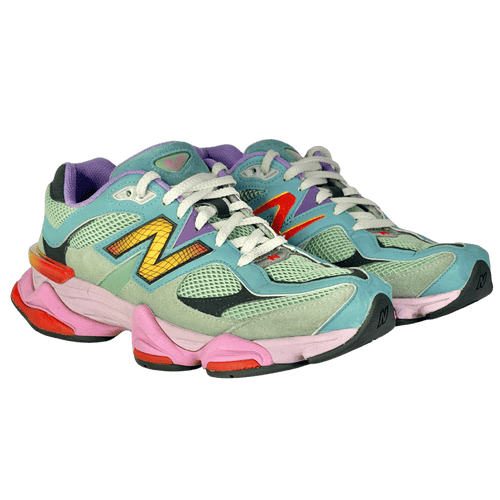 New Balance Multicoloured 9060- 'warped Multi-colour' Trainers UK 10 EU 44 👞