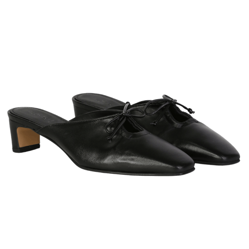 alohas Black 50mm Amar Mules UK 5 EU 38