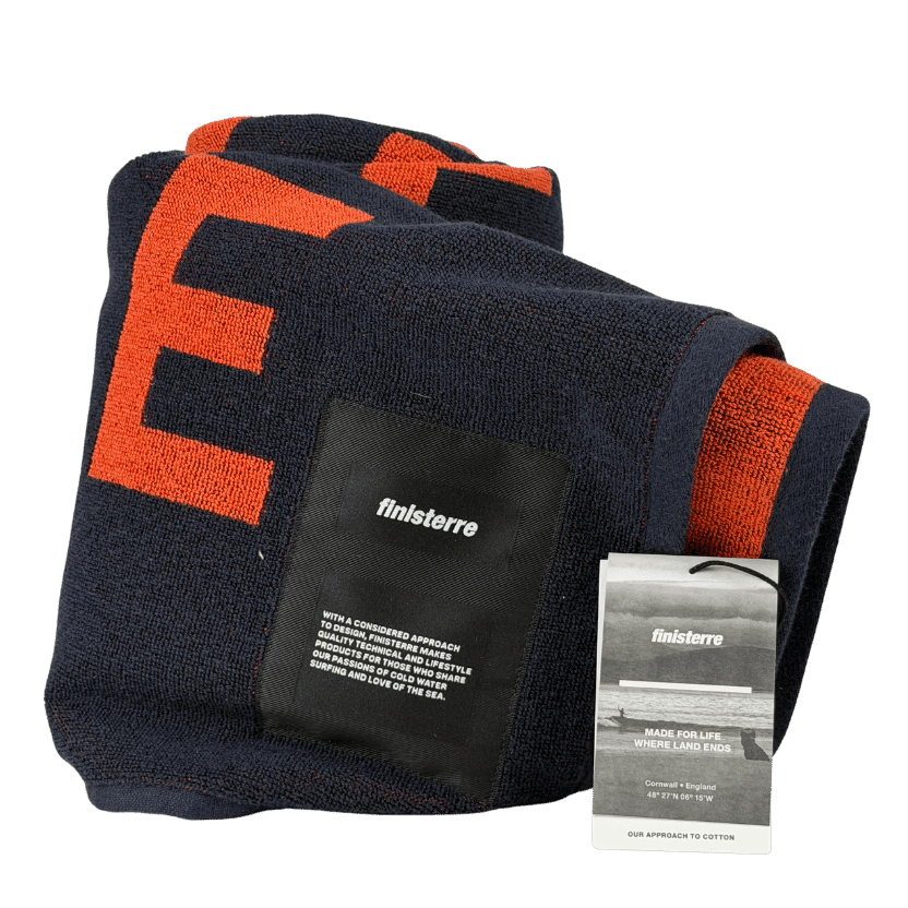 Finisterre Blue Cape Towel Navy Flame One Size