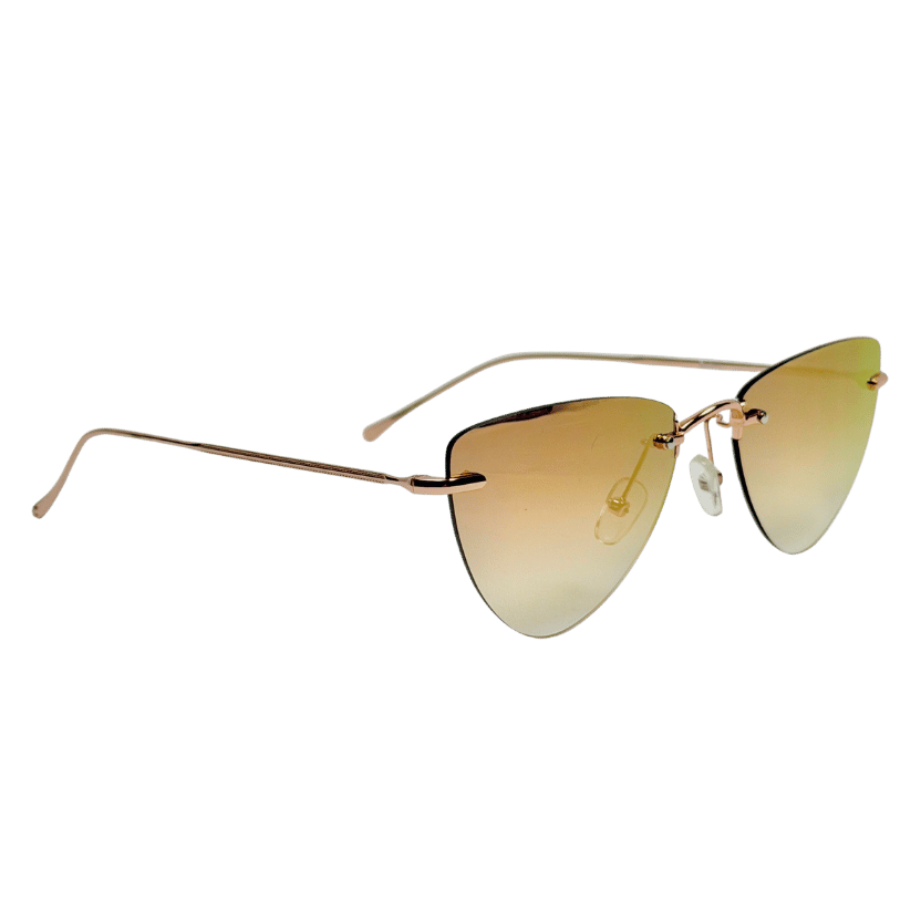 Illesteva Metallic Auckland Sunglasses In Gold