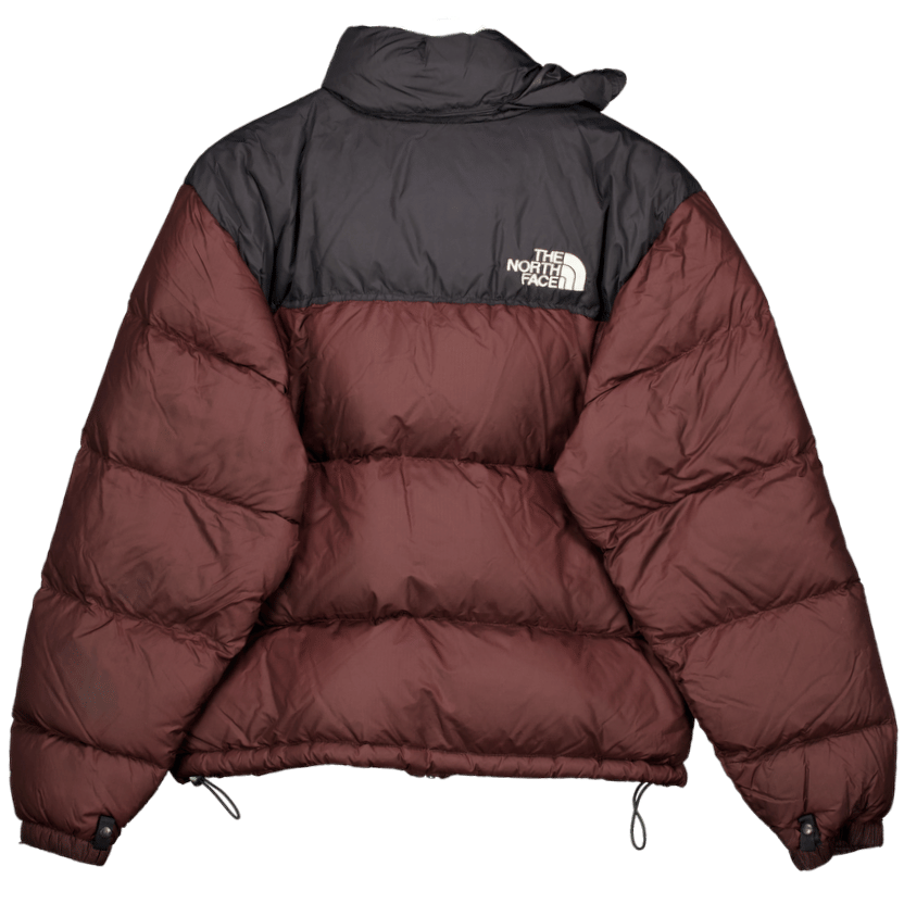 The North Face 1996 Retro Nuptse Down Puffer Jacket In Purple & Black UK S