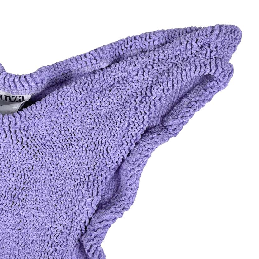 Hunza G Purple Xandra Bikini Lilac One Size