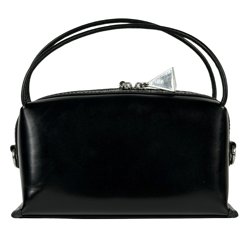 VERAFIED NEW YORK Black Lizard Café Mini Bag