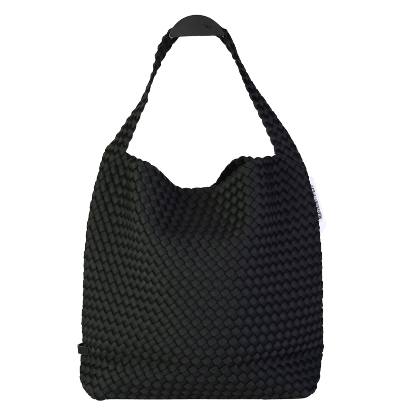 naghedi Black Nomad Medium Hobo Tote Bag One Size