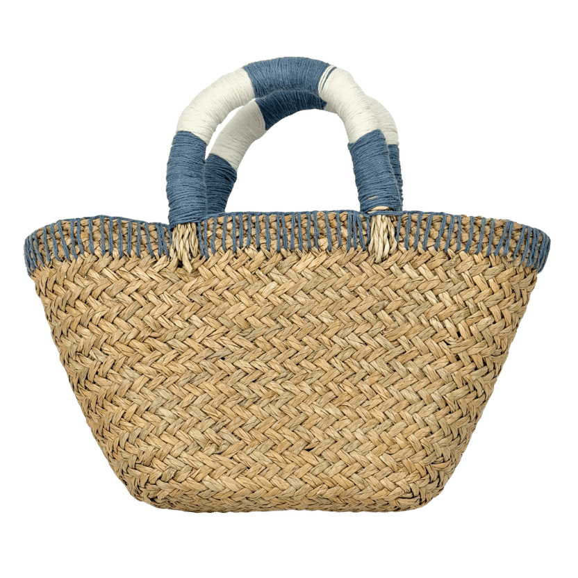Stone & Mason Beige Cornflower Mini Beach Bag
