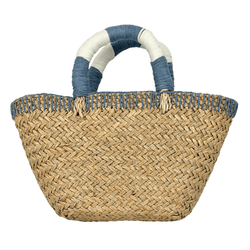 Stone & Mason Beige Cornflower Mini Beach Bag