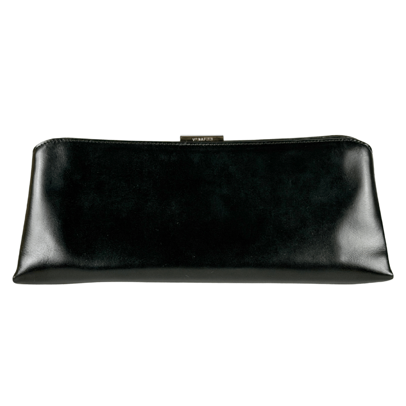 VERAFIED Black Éclair Clutch Bag