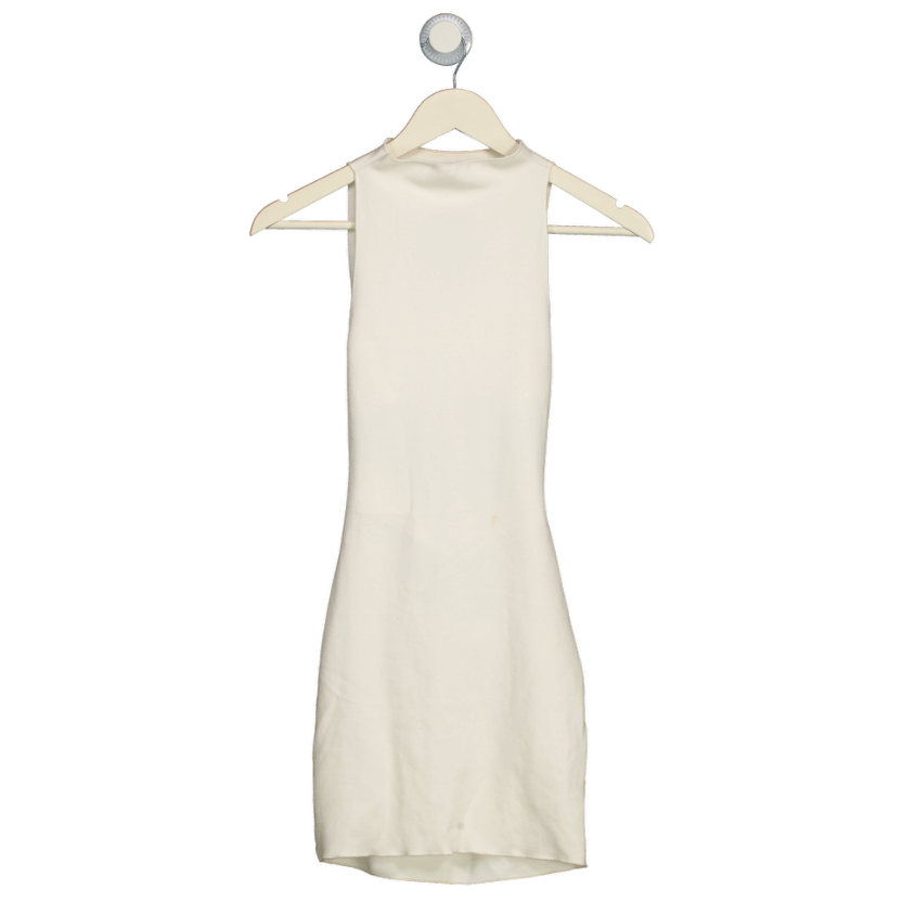ZARA White Cut Out Mini Dress UK S