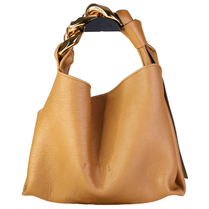 J.W. Anderson Brown Small Chain-strap Leather Shoulder Bag
