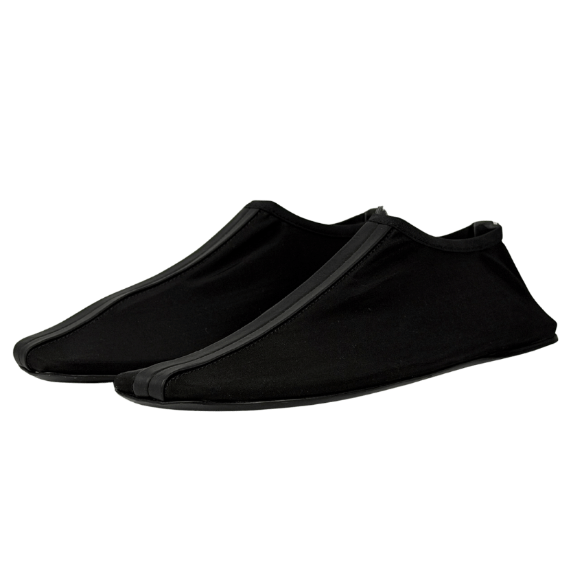 CHRISTOPHER ESBER Black Mesh Ballet Flats UK 6 EU 39 👠