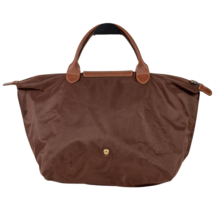 Longchamp Brown Medium Le Pliage Nylon Handbag