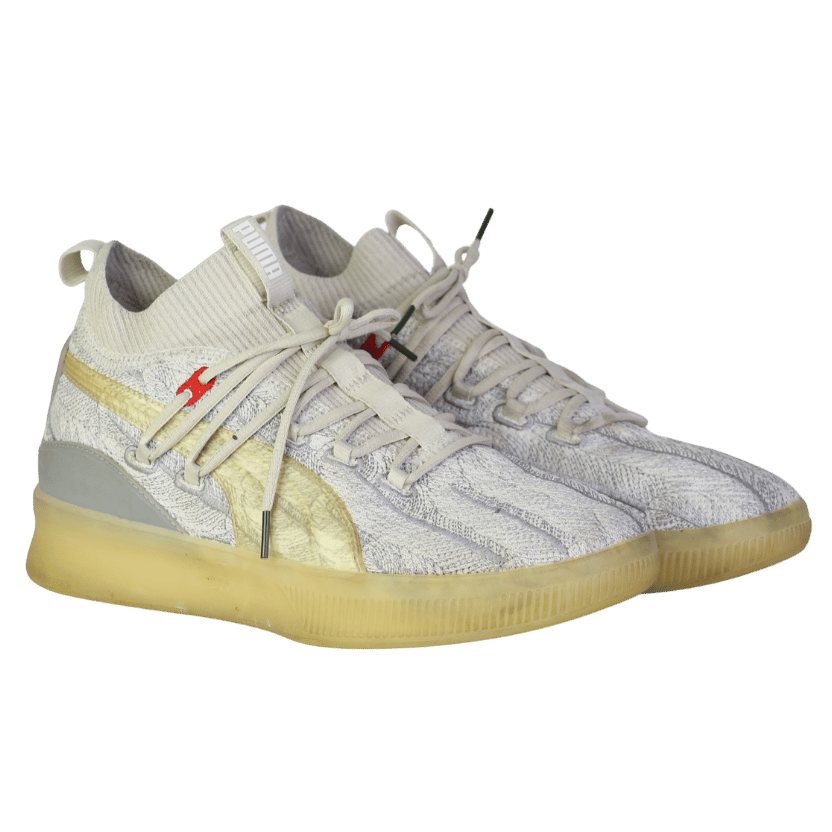 Puma Grey Clyde Court 'peace On Earth' UK 9 EU 43 👞