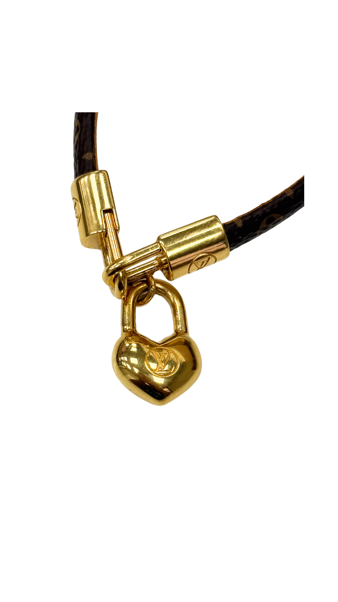 Louis Vuitton Brown Crazy In Lock Charm Bracelet