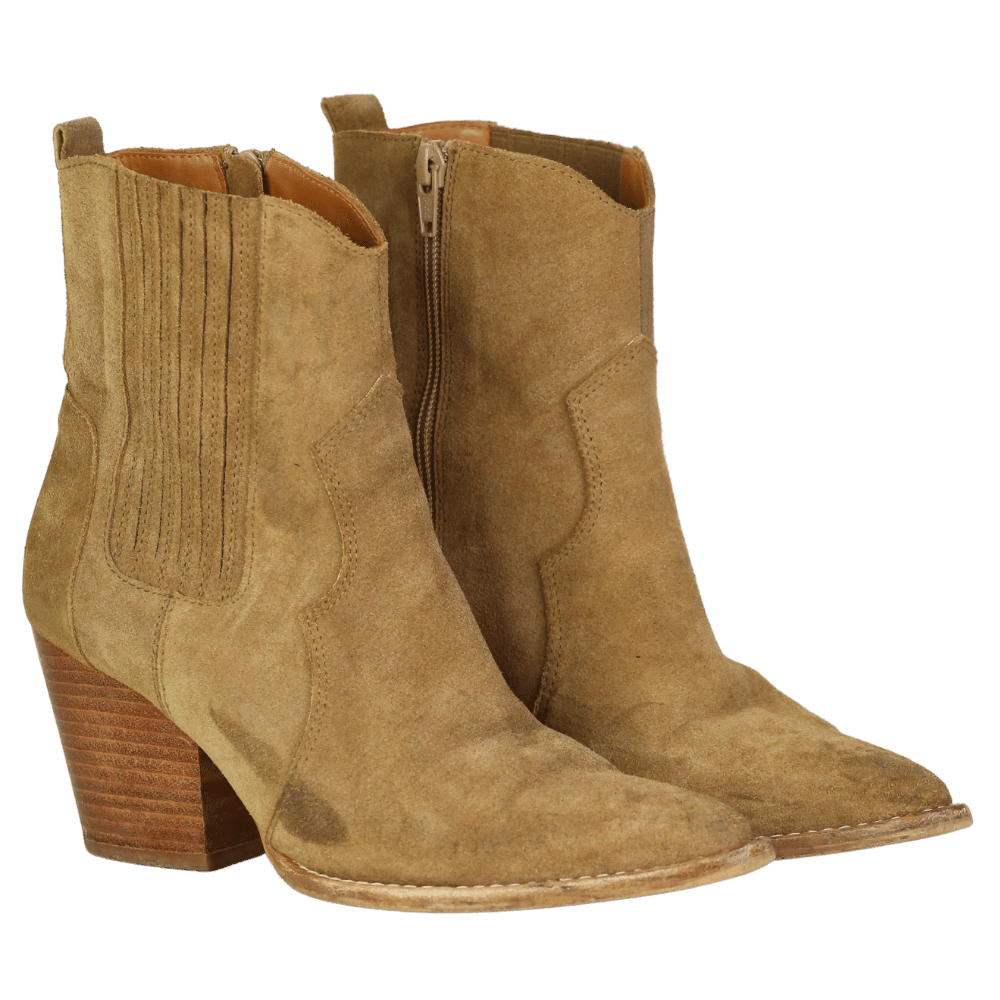 toral Brown Western Boots With Side Zip UK 4 EU 37 👠