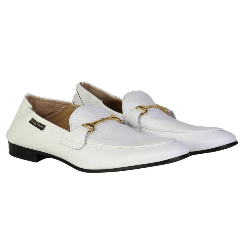 Russell & Bromley White Snaffle Loafer UK 9 EU 43 👞