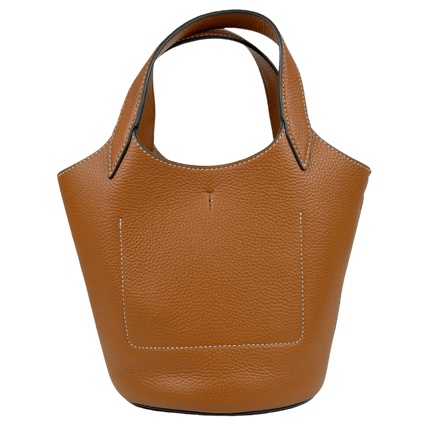 VERONICA BEARD Anchor Bag Tan Brown Leather Top-handle Bag
