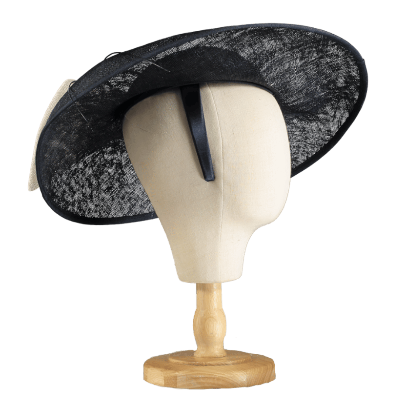 Karen Millen Blue Statement Bow Detail Fascinator One Size