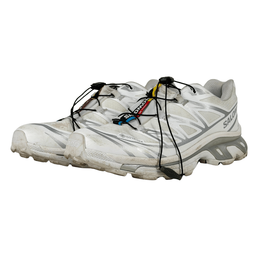 Salomon Xt-6 Gore-tex Shoes White Silver UK 6 EU 39