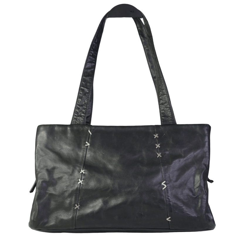 Radley London Black Leather Top Handle Stitch Detail Handbag One Size