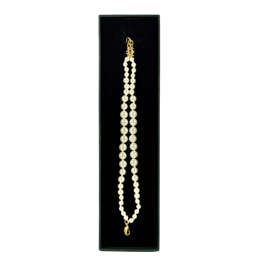 HOLLAND COOPER Cream 2 Layer Pearl Bracelet Champagne Pearl