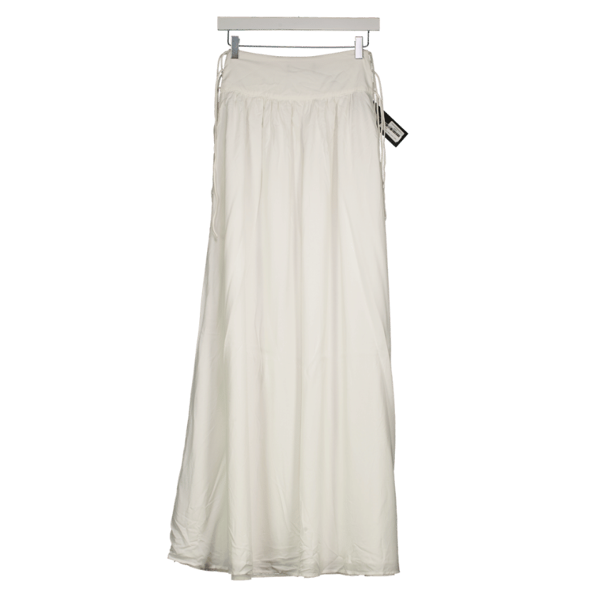 White Fox White I Know It's Hard Maxi Skirt UK S