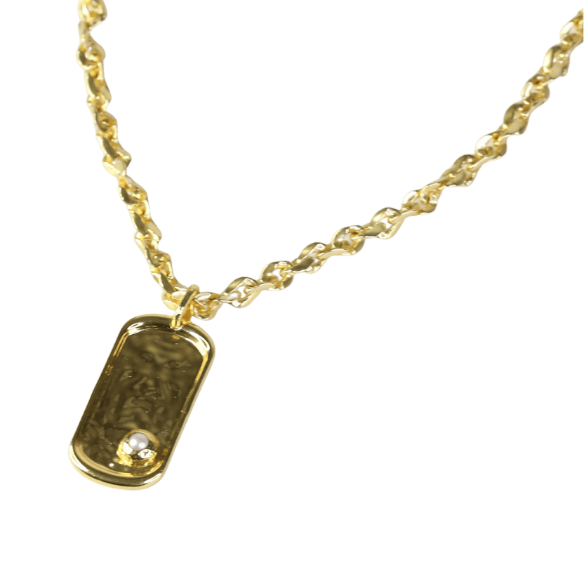 mountain moon Metallic Cypress Necklace | Gold One Size