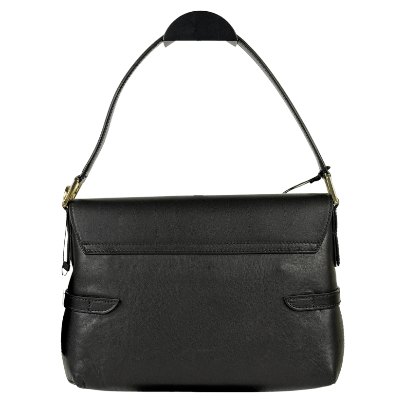 ATP ATELIER Lierna Leather Shoulder Bag - Black