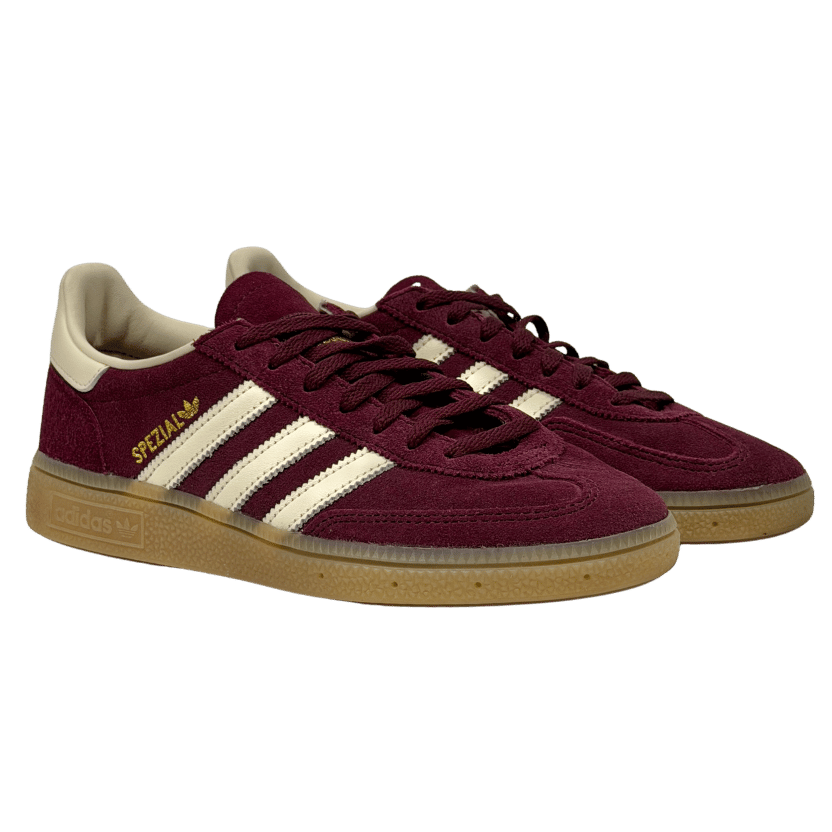 adidas Handball Spezial Trainers - Maroon / Cream White / Gold Metallic UK 4.5 EU 37.5 👠