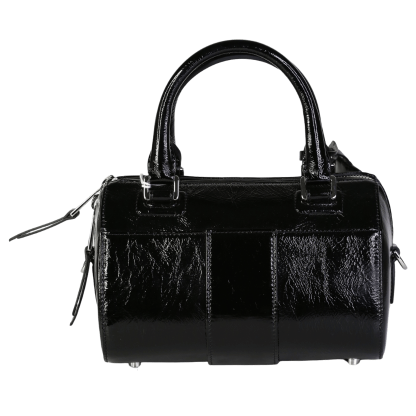 Roger Vivier Black Belle Vivier Bag In Patent Leather Mini