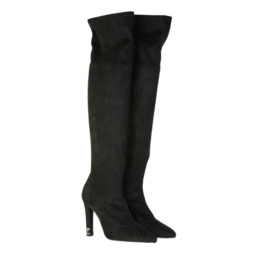 Giuseppe Zanotti Black Teodora Extra Knee Boots UK 3.5 EU 36.5 👠