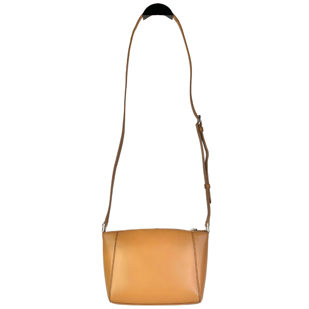 TALBOTS Tan Brown Woven Panel Crossbody Bag One Size