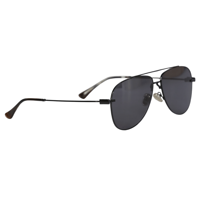 DEZI Black Classic Aviator Sunglasses In Box
