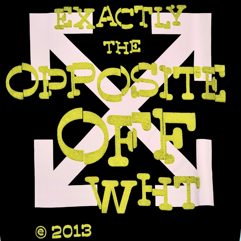 OFF-WHITE Black Off White Opposite Arrow Slim T-shirt Black/lime UK S