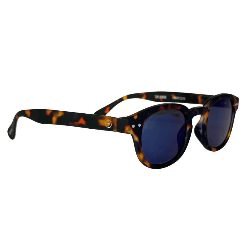 IZIPIZI Brown Junior Round Sunglasses, Tortoise