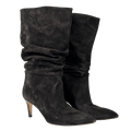 PARIS TEXAS Black Slouchy Suede Boot UK 5 EU 38