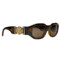 Versace Brown tortoise / gold Biggie 4361 Sunglasses