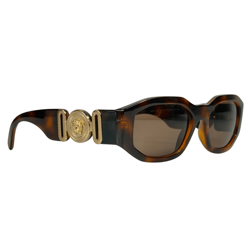 Versace Brown tortoise / gold Biggie 4361 Sunglasses