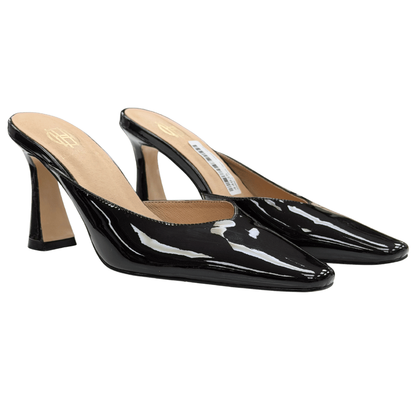 House of Harlow 1960 Black Kiese Mule UK 6 EU 39 👠