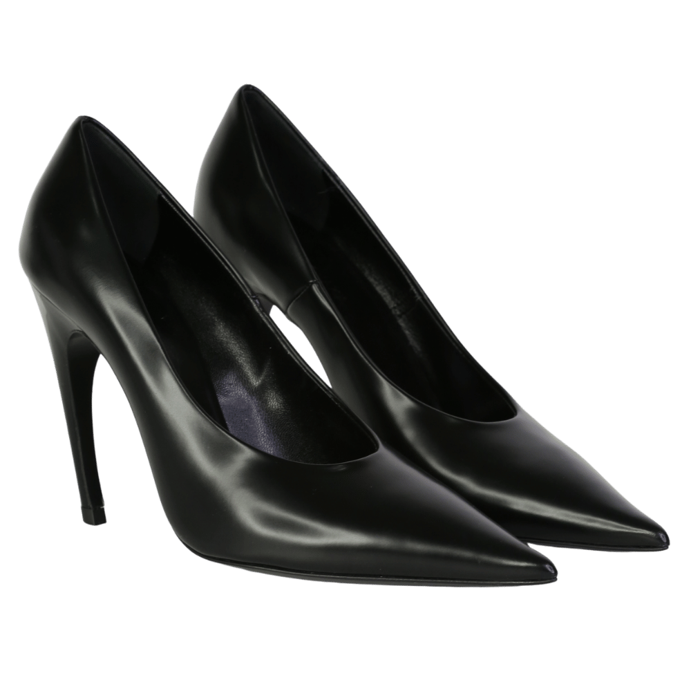 Nensi Dojaka Black Patent Leather Pumps UK 5 EU 38 👠